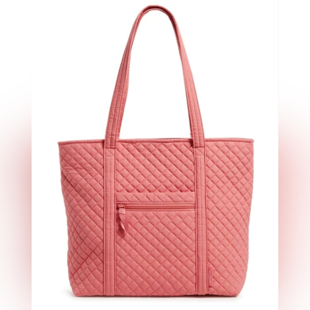 EUC Vera Bradley Zip Tote Terra Cotta Rose